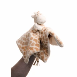 Aurora Gigi La Girafe Doudou Plat Marron