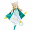 Baby'Nat - Les Super Doudous - Doudou Plat Ours Vert 40 Cm -Magasin De Jouets 2 12