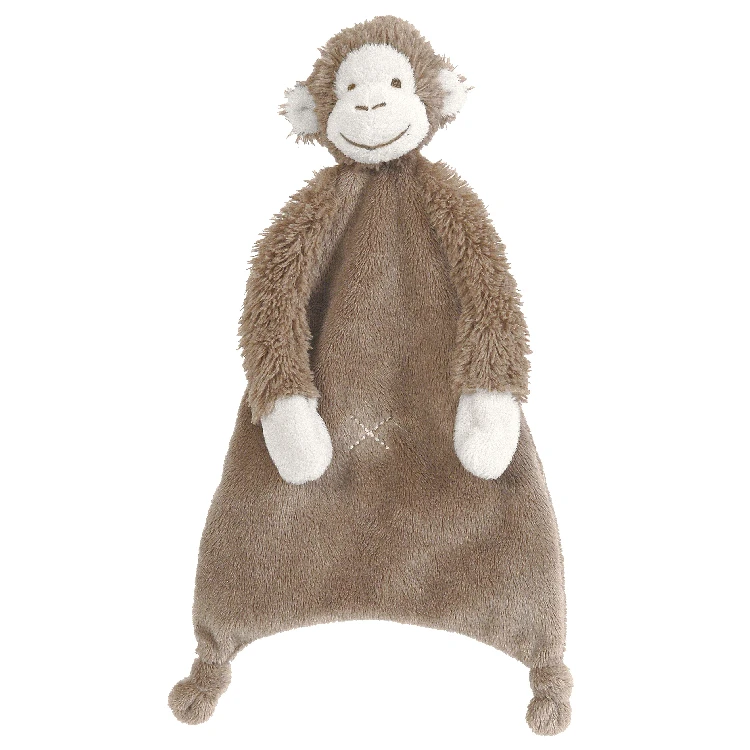 Happy Horse - Mickey Le Singe - Doudou Marron 30 Cm 4 Happy Horse - Mickey Le Singe - Doudou Marron 30 Cm – Image 2