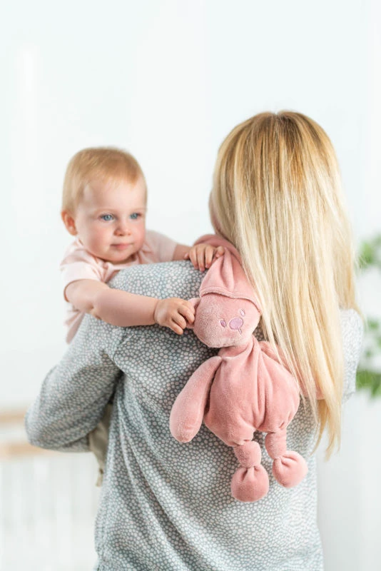 Nattou Lapidou Peluche écoconçueOurs Vieux Rose 30 Cm 6 Nattou Lapidou Peluche écoconçueOurs Vieux Rose 30 Cm – Image 4