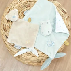 Nattou - Roméo Jules Sally - Doudou Crocodile Vert 25 Cm -Magasin De Jouets 54146739501073