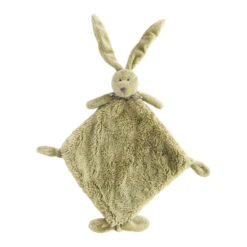 Dimpel - Flo Le Lapin - Grand Doudou Plat Vert 35 Cm -Magasin De Jouets 871247