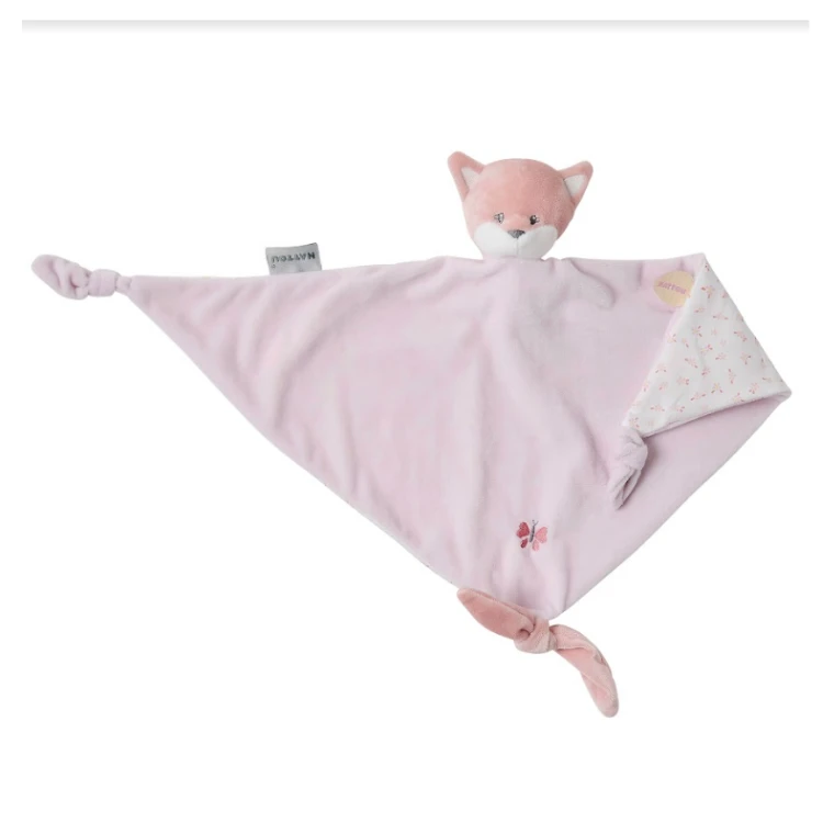 Nattou - Alice Et Pomme - Maxi Doudou Renard Rose 40 Cm 4 Nattou - Alice Et Pomme - Maxi Doudou Renard Rose 40 Cm – Image 2