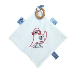 Doudou Et Compagnie - Doudou Avec Anneau Bois Mascotte JO Paris 2024 - 25 Cm