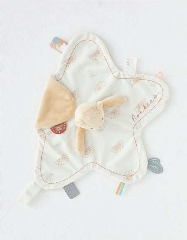 Noukie's - Babou Et Kendi - Doudou Plat Ours Beige Blanc 5 Noukie's - Babou Et Kendi - Doudou Plat Ours Beige Blanc – Image 3