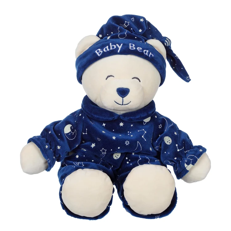 Gipsy Baby Bear Peluche Luminesncente Bleu Nuit 30 Cm 4 Gipsy Baby Bear Peluche Luminesncente Bleu Nuit 30 Cm – Image 2
