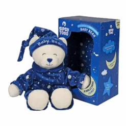 Gipsy Baby Bear Peluche Luminesncente Bleu Nuit 30 Cm