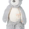 Moulin Roty Collection La Bande à Basile Hochet Doudou Ours Gris Blanc