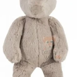 Moulin Roty Collection Basile Et Lola Hochet Ours Gris Beige