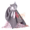 Kikadu Doudou Lange Bio Renard Gris Blanc Rose Plume -Magasin De Jouets bio20lange20renard20gris20blanc20rose20plume