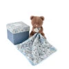Doudou Et Compagnie - Boh'Aime - Peluche Avec Doudou Ours Marron Bleu Blanc -Magasin De Jouets bohaime2020peluche20avec20ours20marron20bleu20blanc