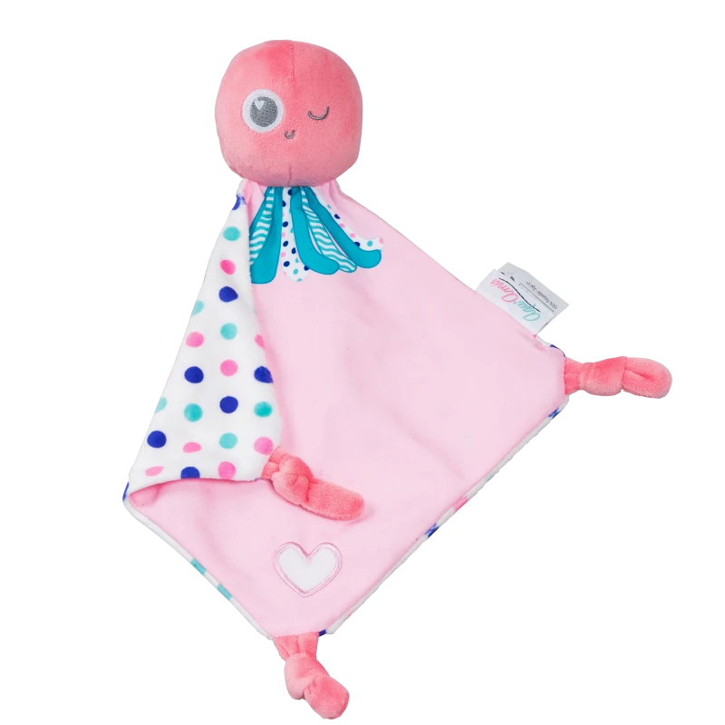 Pioupiou Et Merveilles - Aqu'Amis - Doudou Lotus La Pieuvre 20 Cm 4 Pioupiou Et Merveilles - Aqu'Amis - Doudou Lotus La Pieuvre 20 Cm – Image 2