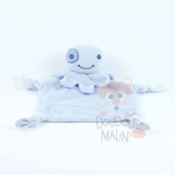 Early Days Doudou Plat Pieuvre Bleu