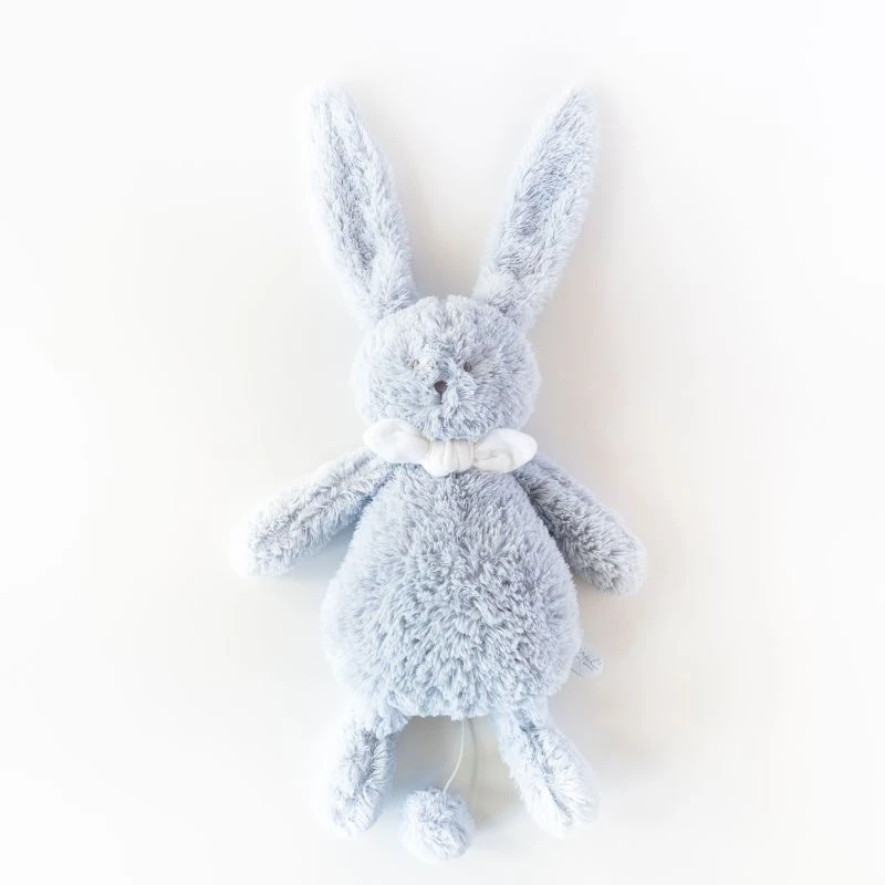 Dimpel - Ella Le Lapin - Boîte à Musique Bleu 30 Cm 3 Dimpel - Ella Le Lapin - Boîte à Musique Bleu 30 Cm
