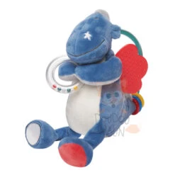 Noukie's Guss & Victor Jouet D'éveil Dragon Bleu Rouge