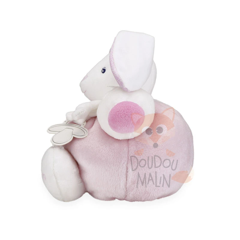 Kaloo - Imagine - Peluche Doudou Lapin Rose Blanc 25 Cm 4 Kaloo - Imagine - Peluche Doudou Lapin Rose Blanc 25 Cm – Image 2