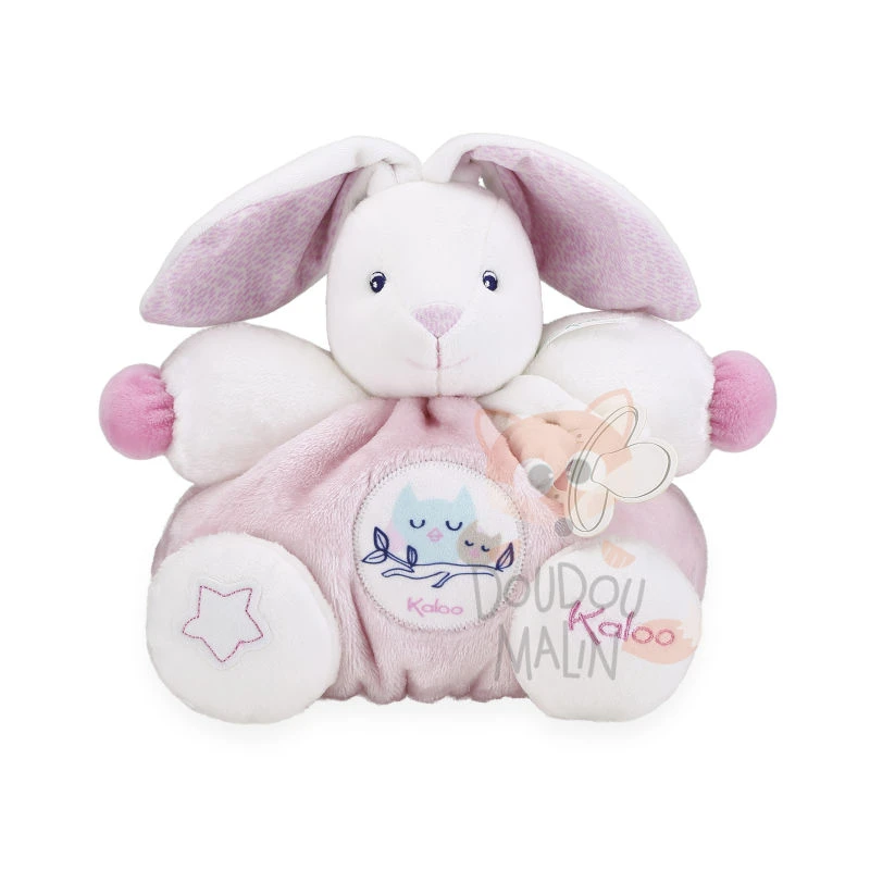 Kaloo - Imagine - Peluche Doudou Lapin Rose Blanc 25 Cm 3 Kaloo - Imagine - Peluche Doudou Lapin Rose Blanc 25 Cm
