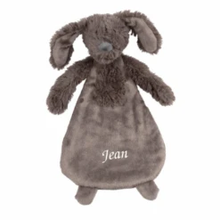 Happy Horse - Jax Le Chien - Doudou Plat Marron 25 Cm