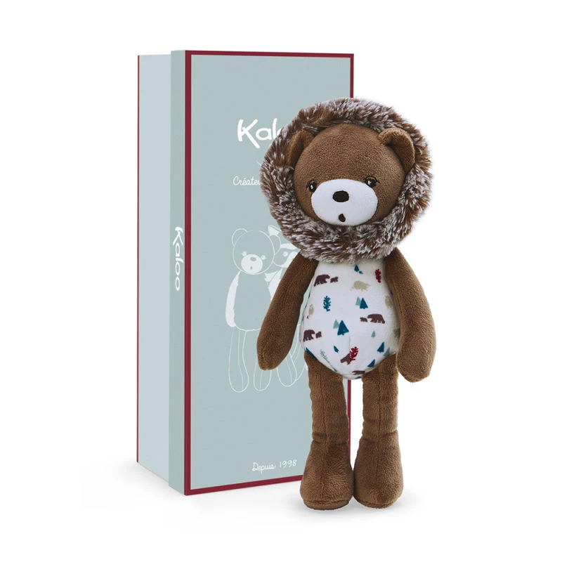 Kaloo - Filoo - Gaston L'ours Peluche 25 Cm Marron Blanc 4 Kaloo - Filoo - Gaston L'ours Peluche 25 Cm Marron Blanc – Image 2