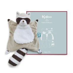 Kaloo - Filoo - Léon Le Raton-laveur Doudou Plat Beige Blanc 7 Kaloo - Filoo - Léon Le Raton-laveur Doudou Plat Beige Blanc -Magasin De Jouets k962799