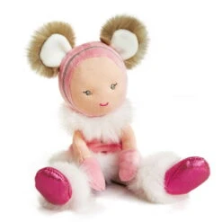Doudou Et Compagnie - Lady Poupée Déguisée En Souris Rose 25 Cm