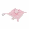 Baby'Nat - Lapin Lange - Doudou Plat Rose 25 Cm