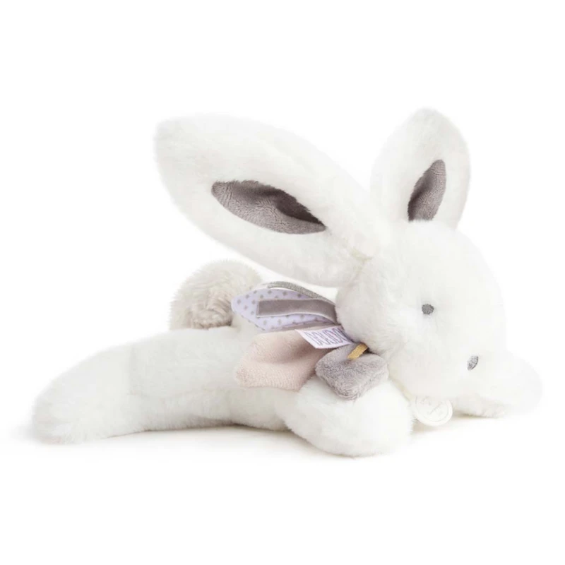 Doudou Et Compagnie - Lapin Tutti Frutti Bamboo Gris 3 Doudou Et Compagnie - Lapin Tutti Frutti Bamboo Gris