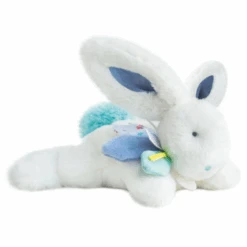 Doudou Et Compagnie - Lapin Tutti Frutti Menthe Bleu Vert