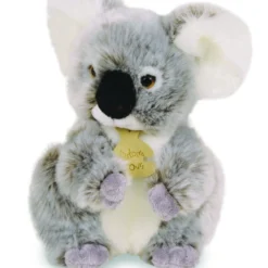 Les Authentiques Peluche Koala Gris Blanc