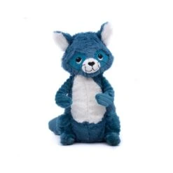 Les Déglingos - Les Ptipotos - Netoitou Le Raton Laveur Bleu - Peluche 27 Cm