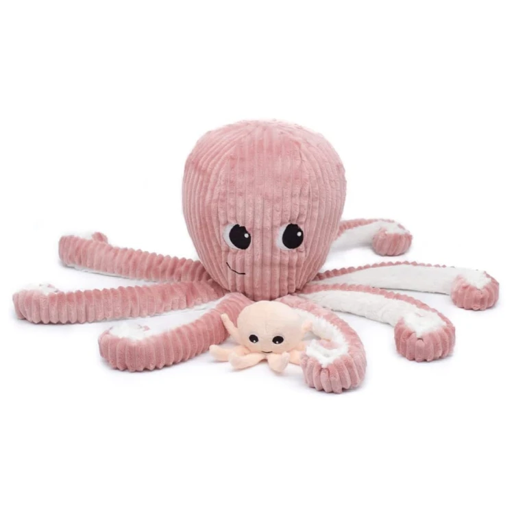 Les Déglingos - Les Ptipotos - Pieuvre Géante Et Son Bébé Rose - Peluche 45 Cm 4 Les Déglingos - Les Ptipotos - Pieuvre Géante Et Son Bébé Rose - Peluche 45 Cm – Image 2
