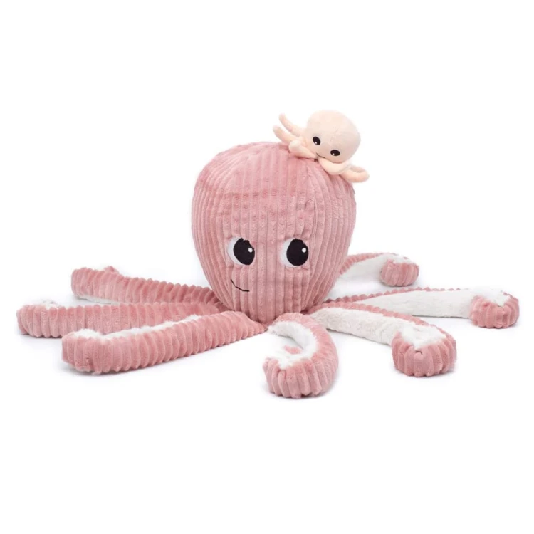 Les Déglingos - Les Ptipotos - Pieuvre Géante Et Son Bébé Rose - Peluche 45 Cm 3 Les Déglingos - Les Ptipotos - Pieuvre Géante Et Son Bébé Rose - Peluche 45 Cm