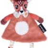 Les Déglingos - Melimelos La Biche - Doudou Plat Rouge 25 Cm