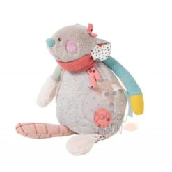 Moulin Roty Les Jolis Trop Beaux Boîte à Musique Souris Rouge Gris