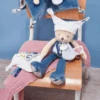 Doudou Et Compagnie - Les Petits Fûtés - Ours Pantin à Histoire Bleu 35 Cm -Magasin De Jouets les20petits20futes2020ours20pantin20a20histoire20bleu203520cm