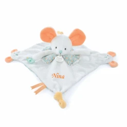 Doudou Et Compagnie - Les Petits Fûtés - Doudou Souris Blanc 30 Cm -Magasin De Jouets les20petits20futes2020souris20blanc203020cm 1