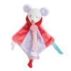 Baby'Nat - Les Super Doudous - Attache-sucette Souris Rose 20 Cm -Magasin De Jouets les20super20doudous2020attachesucette20souris20rose202020cm