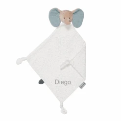 Nattou - Luna & Axel - Doudou En Coton Axel L'éléphant Blanc 30 Cm