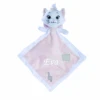 Disney - Marie Le Chat - Doudou Plat Blanc Rose 25 Cm