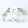 Simba Toys Doudou Marionnette Lapin Blanc Gris Made With Love