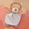 Doudou Et Compagnie - Marionnette Lion Blanc Jaune 25 Cm -Magasin De Jouets marionnette20lion20blanc20jaune202520cm