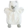 Doudou Et Compagnie - Marionnette Loup Blanc 25 Cm