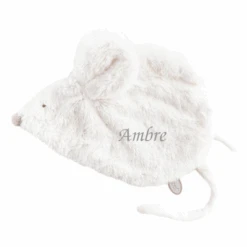Dimpel - Maude La Souris - Doudou Blanc 30 Cm