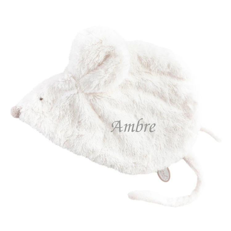 Dimpel - Maude La Souris - Doudou Blanc 30 Cm 3 Dimpel - Maude La Souris - Doudou Blanc 30 Cm