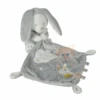 Max & Sax Doudou Mouchoir Lapin Ours Gris Blanc Nuage -Magasin De Jouets max