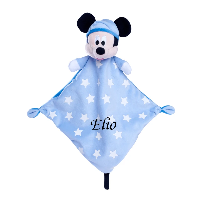 Disney - Mickey La Souris - Doudou Plat Luminescent Bleu 25 Cm 3 Disney - Mickey La Souris - Doudou Plat Luminescent Bleu 25 Cm