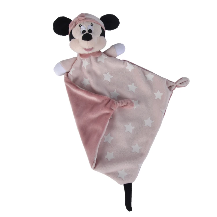 Disney - Minnie La Souris - Doudou Plat Luminescent Rose 25 Cm 4 Disney - Minnie La Souris - Doudou Plat Luminescent Rose 25 Cm – Image 2