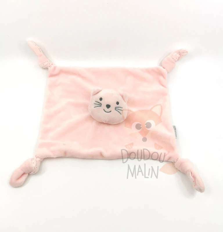 Bout'chou Monoprix Doudou Plat Chat Rose étoile 22 Cm 3 Bout'chou Monoprix Doudou Plat Chat Rose étoile 22 Cm