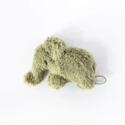 Dimpel Oscar L'éléphant Mini Peluche Vert 20 Cm