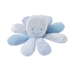 Nattou Peluche Hochet Poulpe Pieuvre Bleu 25 Cm -Magasin De Jouets peluche20hochet20poulpe20pieuvre20bleu202520cm 1